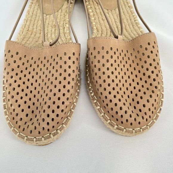 Eileen Fisher Lee 2 Slip On Espadrille Size 8 Latte Jute Foodbed - Picture 11 of 11